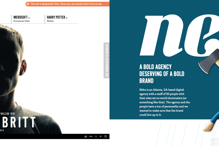 Casey Britt website preview